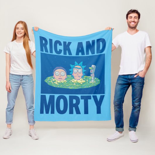 RICK EN MORTY™ | Portaal zoeken Fleece Deken (In situ)