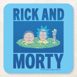 RICK EN MORTY™ Portaal zoeken Kartonnen Onderzetters