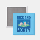 RICK EN MORTY™ | Portaal zoeken Magneet (Voorkant / Achterkant)