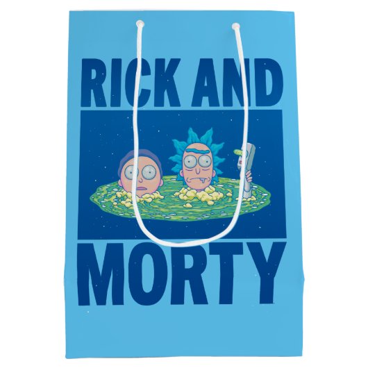 RICK EN MORTY™ | Portaal zoeken Medium Cadeauzakje (Achterkant)