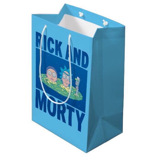 RICK EN MORTY™ | Portaal zoeken Medium Cadeauzakje (Achterkant Gekanteld)