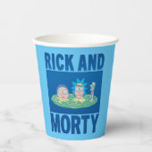 RICK EN MORTY™ | Portaal zoeken Papieren Bekers (Voorkant)