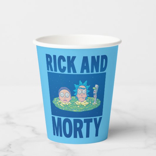 RICK EN MORTY™ | Portaal zoeken Papieren Bekers (Voorkant)