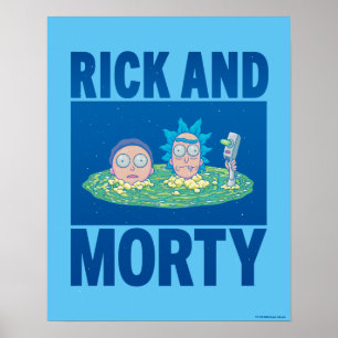 RICK EN MORTY™ Portaal zoeken Poster