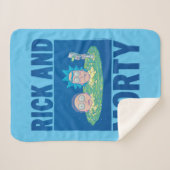 RICK EN MORTY™ | Portaal zoeken Sherpa Deken (Voorkant (horizontaal))