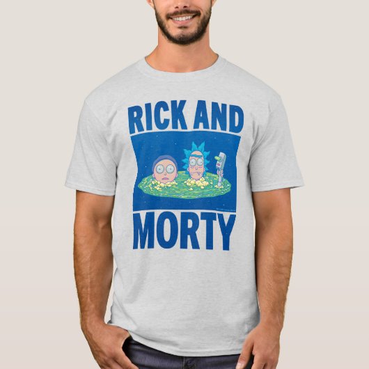 RICK EN MORTY™ | Portaal zoeken T-shirt (Voorkant)