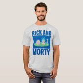 RICK EN MORTY™ | Portaal zoeken T-shirt (Voorkant volledig)