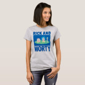 RICK EN MORTY™ | Portaal zoeken T-shirt (Voorkant volledig)