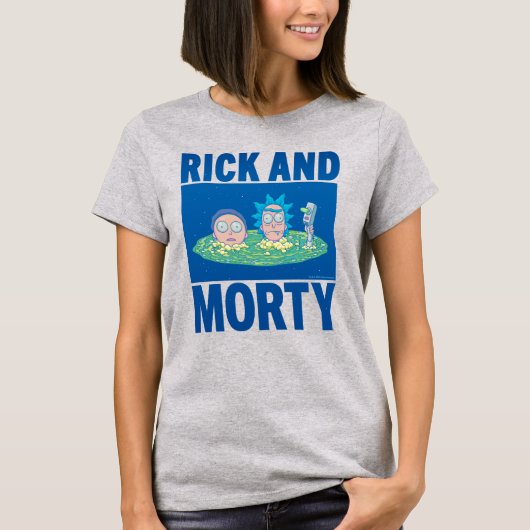 RICK EN MORTY™ | Portaal zoeken T-shirt (Voorkant)