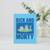 RICK EN MORTY™ | Portaal zoeken Uitnodiging Briefkaart (Staand voorkant)