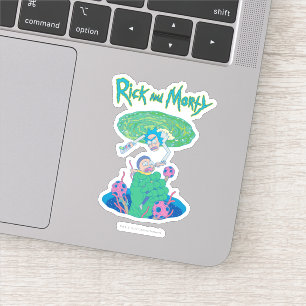 RICK EN MORTY™  Portaalredding Sticker