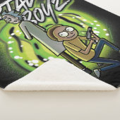 Rick en Morty - Portal Boyz Sherpa Deken (3/4)
