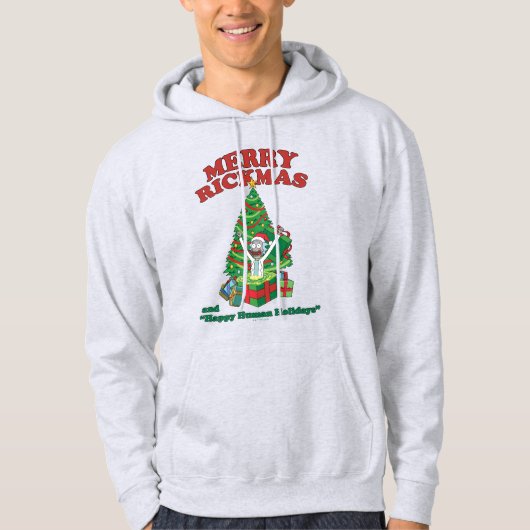 Rick en Morty | Portal Rick Merry Rickmas Hoodie (Voorkant)