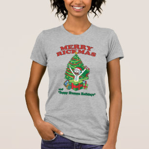 Rick en Morty   Portal Rick Merry Rickmas T-shirt
