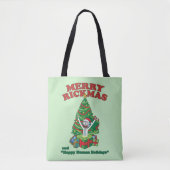 Rick en Morty | Portal Rick Merry Rickmas Tote Bag (Voorkant)