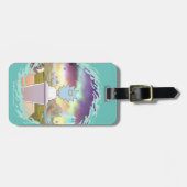 RICK EN MORTY™ | Privé-plaats van Rick Bagagelabel (Voorkant horizontaal)