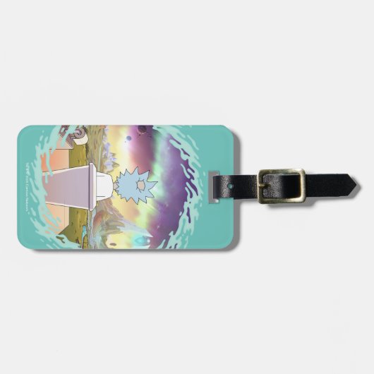 RICK EN MORTY™ | Privé-plaats van Rick Bagagelabel (Voorkant horizontaal)