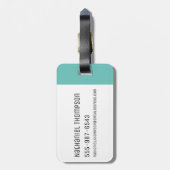 RICK EN MORTY™ | Privé-plaats van Rick Bagagelabel (Achterkant verticaal)