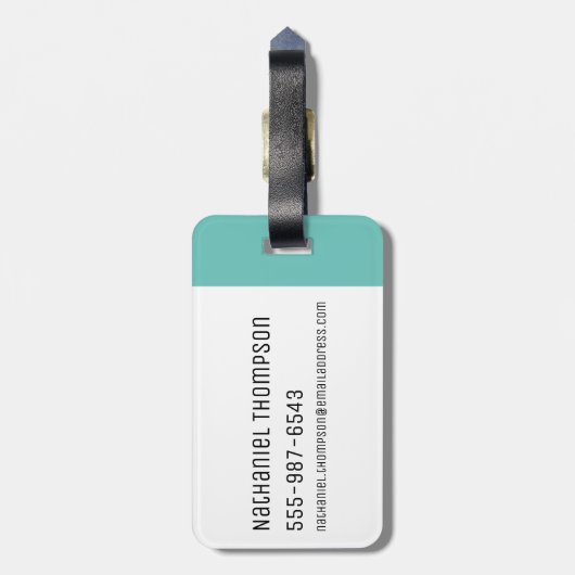 RICK EN MORTY™ | Privé-plaats van Rick Bagagelabel (Achterkant verticaal)