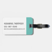 RICK EN MORTY™ | Privé-plaats van Rick Bagagelabel (Achterkant horizontaal)