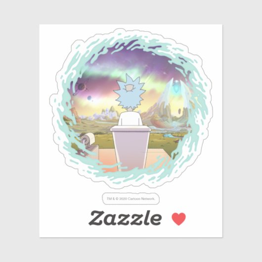RICK EN MORTY™ | Privé-plaats van Rick Sticker (Vel)