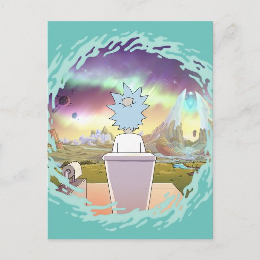 RICK EN MORTY™ | Privé-plaats van Rick Uitnodiging Briefkaart (Voorkant)