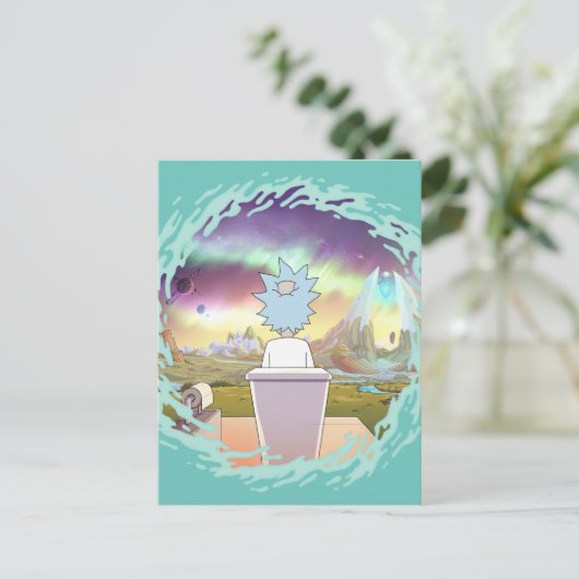 RICK EN MORTY™ | Privé-plaats van Rick Uitnodiging Briefkaart (Staand voorkant)