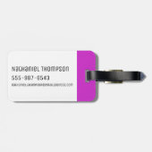 RICK EN MORTY™ | Psychedelic Season 3 Patroon Bagagelabel (Achterkant horizontaal)