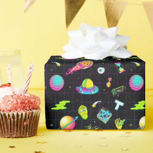 RICK EN MORTY™ | Psychedelic Season 3 Patroon Cadeaupapier (Verjaardagsfeest)