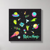 RICK EN MORTY™ | Psychedelic Season 3 Patroon Canvas Afdruk (Voorkant)