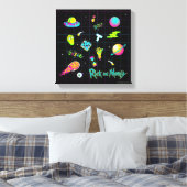 RICK EN MORTY™ | Psychedelic Season 3 Patroon Canvas Afdruk (Insitu (Slaapkamer))