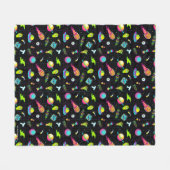 RICK EN MORTY™ | Psychedelic Season 3 Patroon Fleece Deken (Voorkant (Horizontaal))