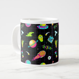 RICK EN MORTY™   Psychedelic Season 3 Patroon Grote Koffiekop