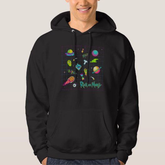RICK EN MORTY™ | Psychedelic Season 3 Patroon Hoodie (Voorkant)