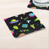 RICK EN MORTY™ | Psychedelic Season 3 Patroon Kartonnen Onderzetters (Schuin)