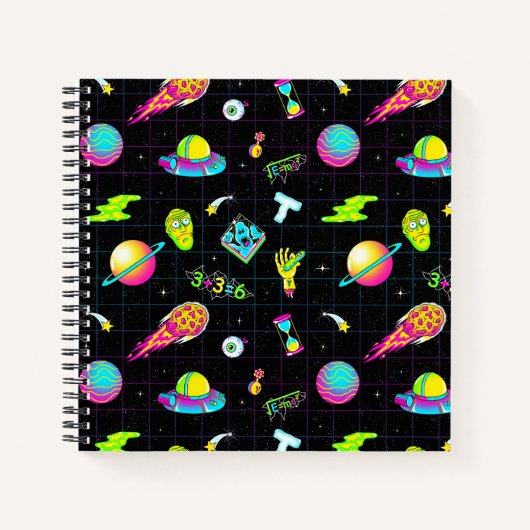 RICK EN MORTY™ | Psychedelic Season 3 Patroon Notitieboek (Voorkant)