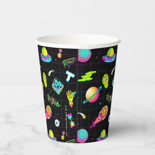 RICK EN MORTY™ | Psychedelic Season 3 Patroon Papieren Bekers (Rechts)