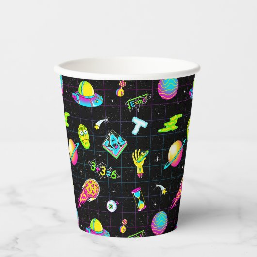 RICK EN MORTY™ | Psychedelic Season 3 Patroon Papieren Bekers (Voorkant)