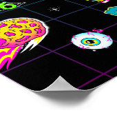 RICK EN MORTY™ | Psychedelic Season 3 Patroon Poster (Hoek)