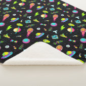 RICK EN MORTY™ | Psychedelic Season 3 Patroon Sherpa Deken (3/4)