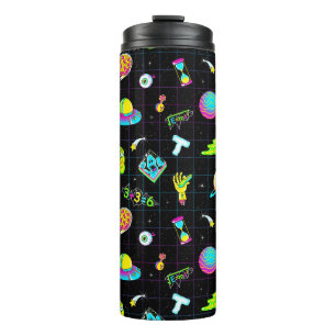 RICK EN MORTY™   Psychedelic Season 3 Patroon Thermosbeker