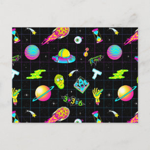 RICK EN MORTY™   Psychedelic Season 3 Patroon Uitnodiging Briefkaart