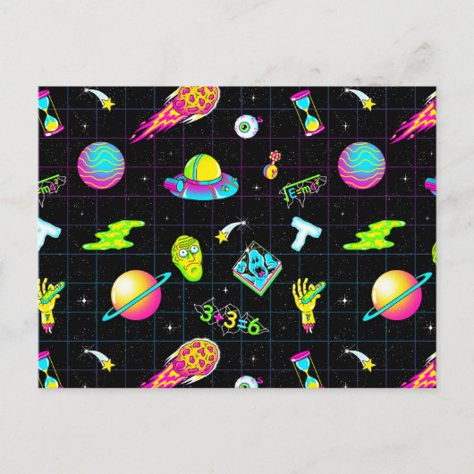 RICK EN MORTY™ | Psychedelic Season 3 Patroon Uitnodiging Briefkaart (Voorkant)