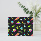 RICK EN MORTY™ | Psychedelic Season 3 Patroon Uitnodiging Briefkaart (Staand voorkant)