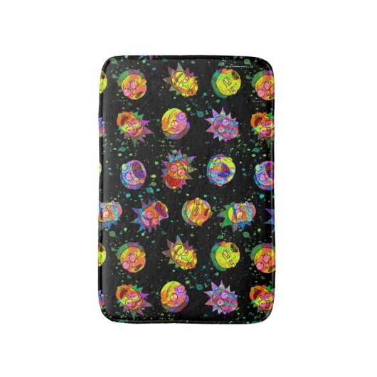 RICK EN MORTY™ | Psychedelic Swirl Pattern Badmat (Voorkant Verticaal)