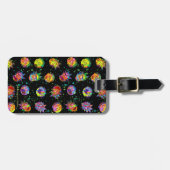 RICK EN MORTY™ | Psychedelic Swirl Pattern Bagagelabel (Voorkant horizontaal)