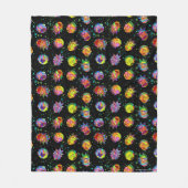 RICK EN MORTY™ | Psychedelic Swirl Pattern Fleece Deken (Voorkant)