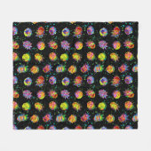 RICK EN MORTY™ | Psychedelic Swirl Pattern Fleece Deken (Voorkant (Horizontaal))