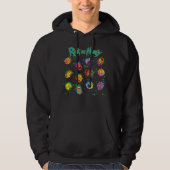 RICK EN MORTY™ | Psychedelic Swirl Pattern Hoodie (Voorkant)