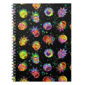 RICK EN MORTY™ | Psychedelic Swirl Pattern Notitieboek (Voorkant)